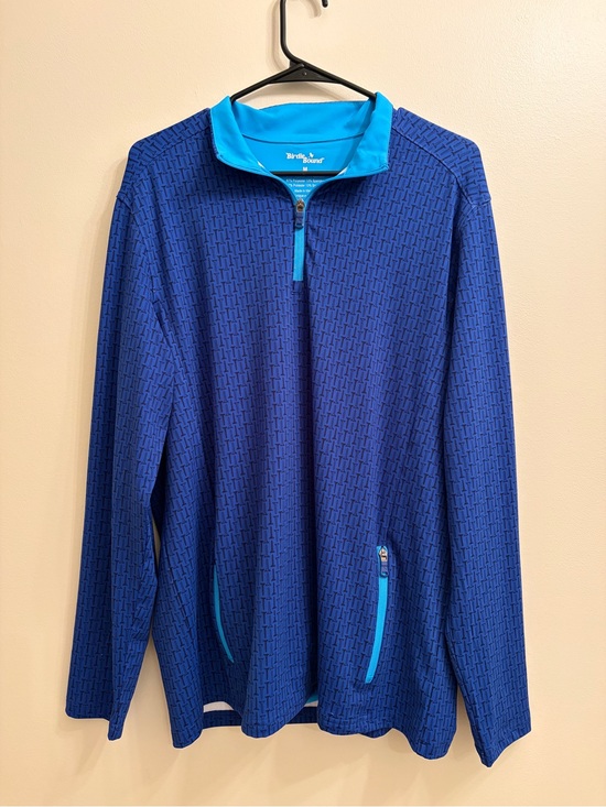 Birdiebound Other - Birdie Bound Blue & Aqua Golf Half zip